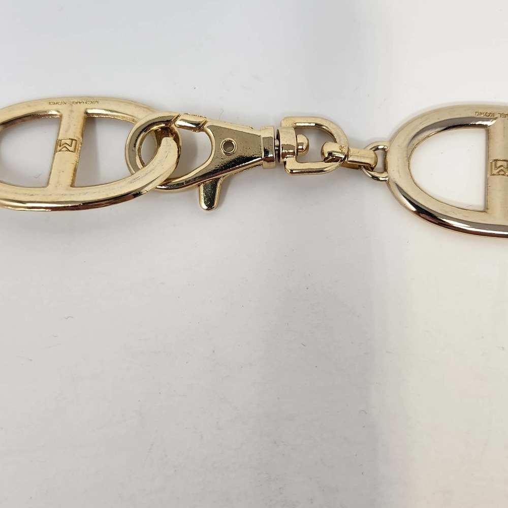 Gold Oval Link Women’s Belt - Elegant Chain - Picture 2 of 4
